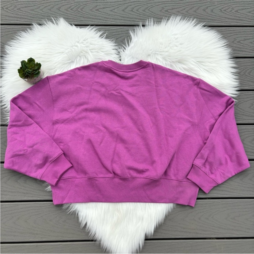 Adidas Purple Crewneck Sweatshirt